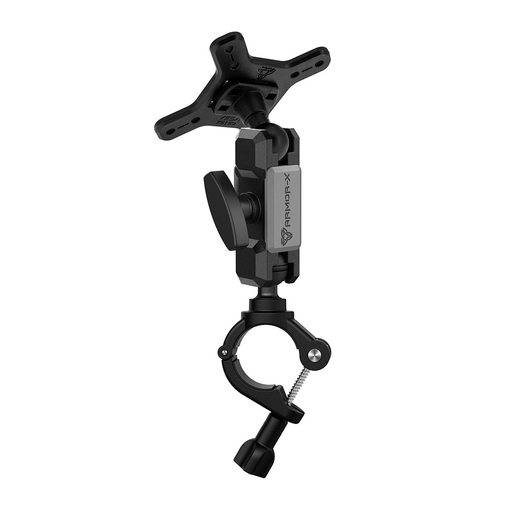 ARMOR-X ONE-LOCK Bicycle Handlebar VESA Mount for tablet.