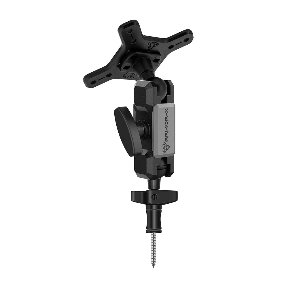 ARMOR-X ONE-LOCK Wall Screw VESA Mount for tablet.