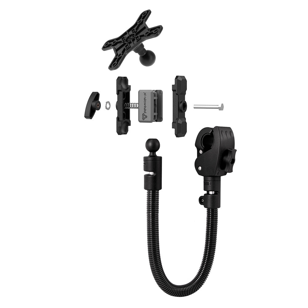 VSA-P46 | Adjustable Gooseneck Tough Clamp VESA Mount ( 75x75mm | 50x50mm ) | Design for Tablet