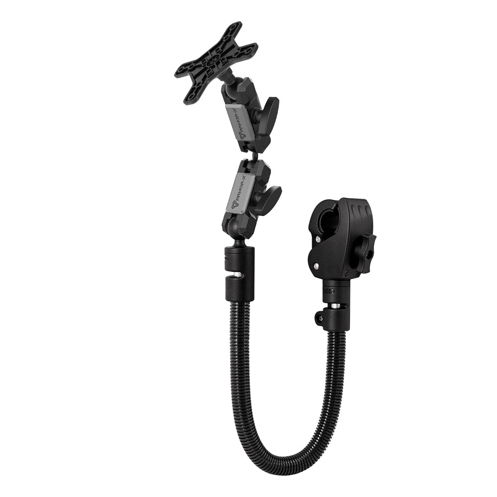 VSA-P46 | Adjustable Gooseneck Tough Clamp VESA Mount ( 75x75mm | 50x50mm ) | Design for Tablet