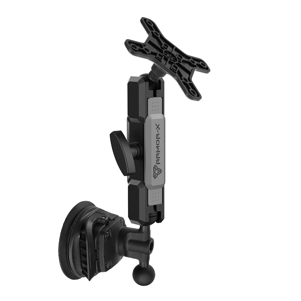 VSA-P47 | Dual Ball Strong Suction Cup VESA Mount ( 75x75mm | 50x50mm ) | Design for Tablet