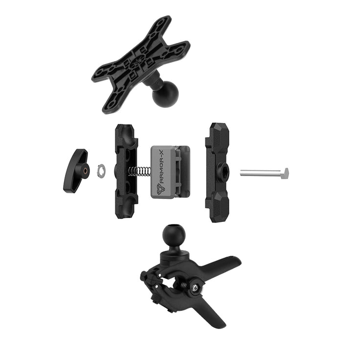 VSA-P48 | Tough Spring Clamp VESA Mount ( 75x75mm | 50x50mm ) | Design for Tablet
