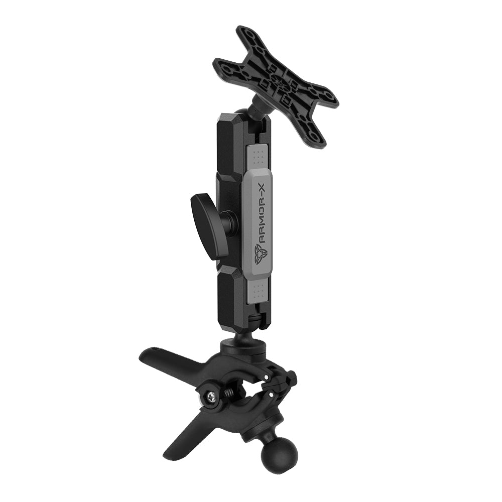 VSA-P49 | Dual Ball Tough Spring Clamp VESA Mount ( 75x75mm | 50x50mm ) | Design for Tablet