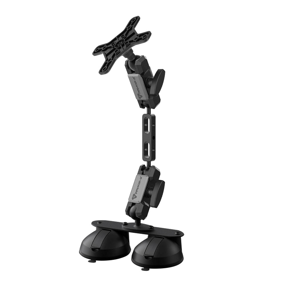 VSA-P52 | Glass Double Suction Cup VESA Mount ( 75x75mm | 50x50mm ) | Design for Tablet