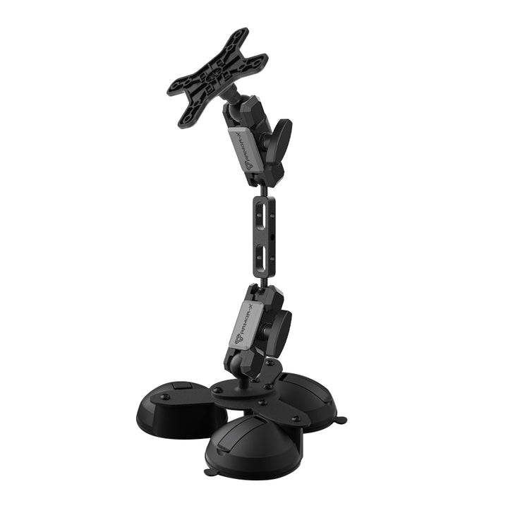 VSA-P53 | Glass Triple Suction Cup VESA Mount ( 75x75mm | 50x50mm ) | Design for Tablet