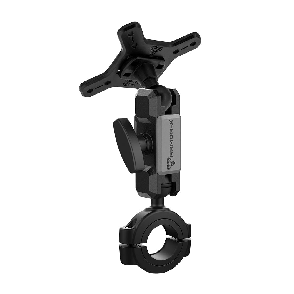 ARMOR-X ONE-LOCK Rail Bar VESA Mount (LARGE) for tablet.