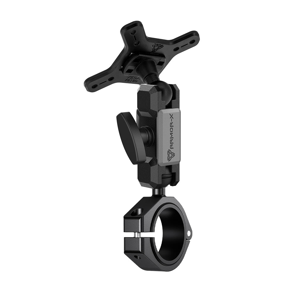 ARMOR-X ONE-LOCK Bar Clamp VESA Mount for tablet.