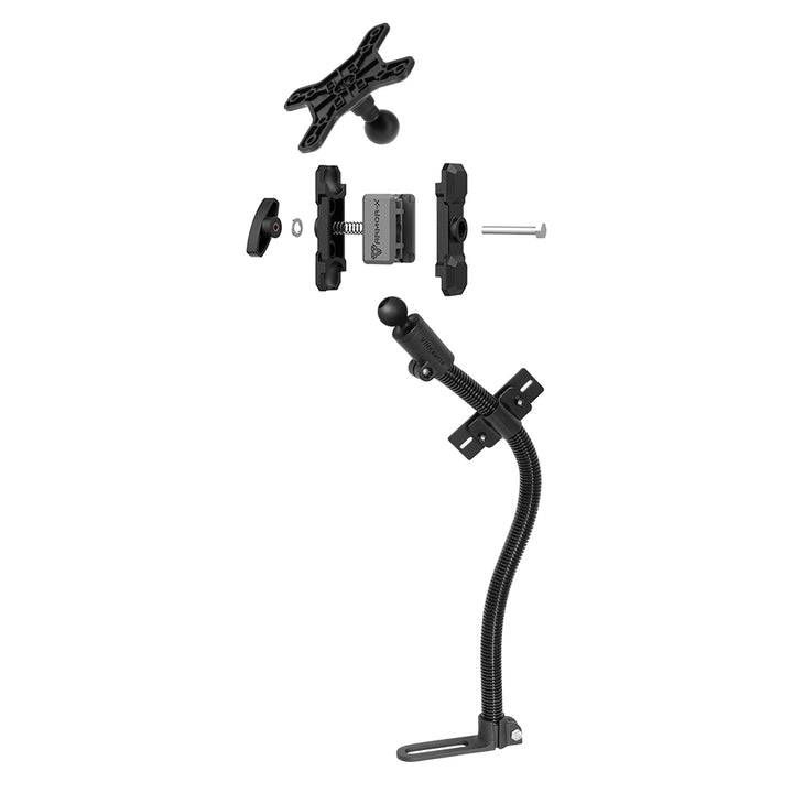 VSA-P57 | Adjustable Gooseneck VESA No-Drill Vehicle Mount ( 75x75mm | 50x50mm ) | Design for Tablet