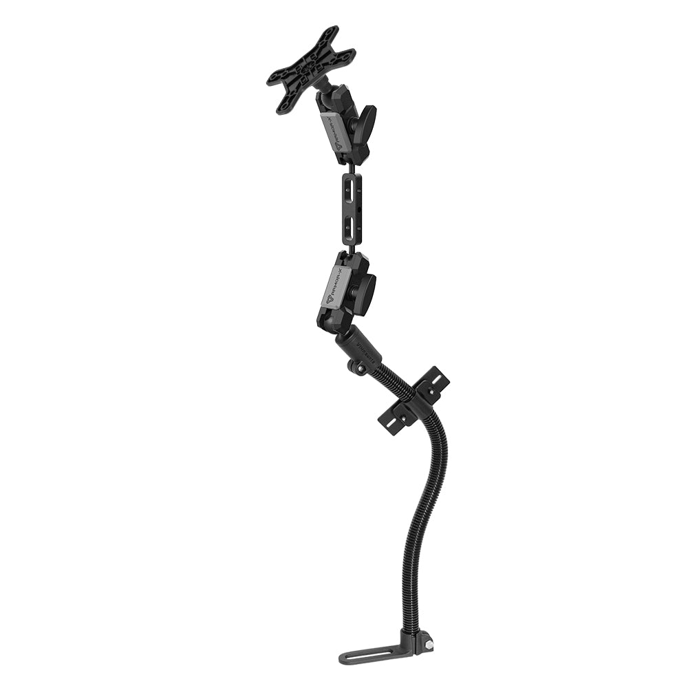 VSA-P57 | Adjustable Gooseneck VESA No-Drill Vehicle Mount ( 75x75mm | 50x50mm ) | Design for Tablet
