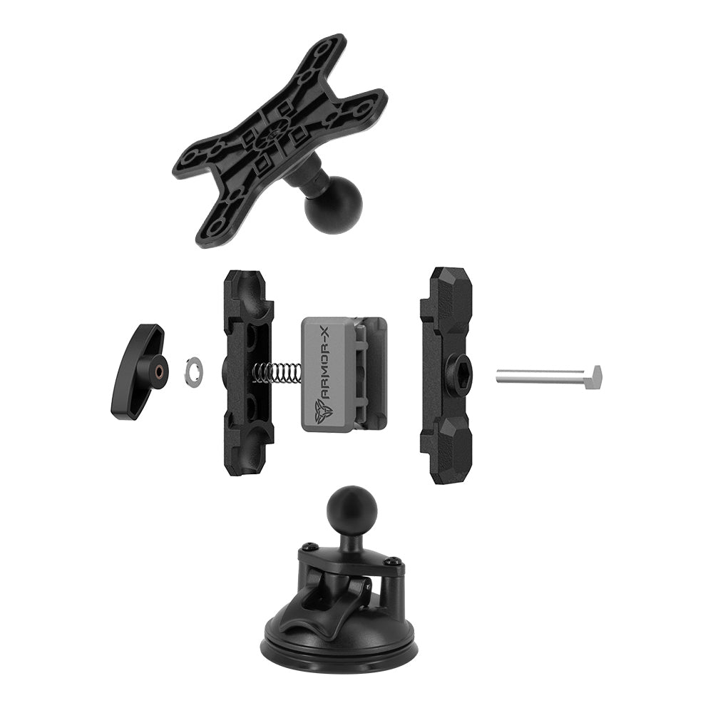 VSA-P59 | Suction Cup VESA Mount ( 75x75mm | 50x50mm ) | Design for Tablet