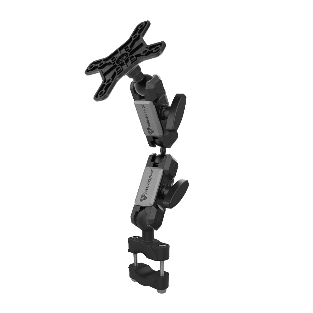 VSA-P6 | Rail Base VESA Mount ( 75x75mm | 50x50mm ) | ⌀8-20mm | Design for Tablet