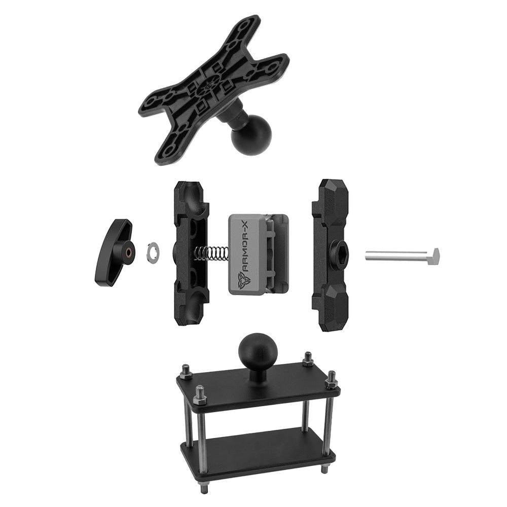 VSA-P60 | Forklift Trucks Pillar VESA Mount ( 75x75mm | 50x50mm ) | Design for Tablet