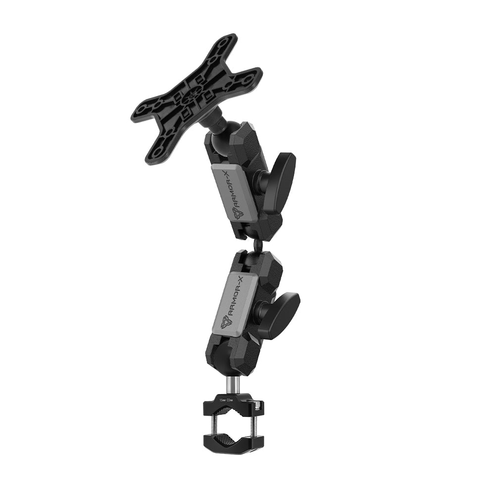 VSA-P67 | Bar Clamp VESA Mount ( 75x75mm | 50x50mm ) | ⌀10-32mm | Design for Tablet