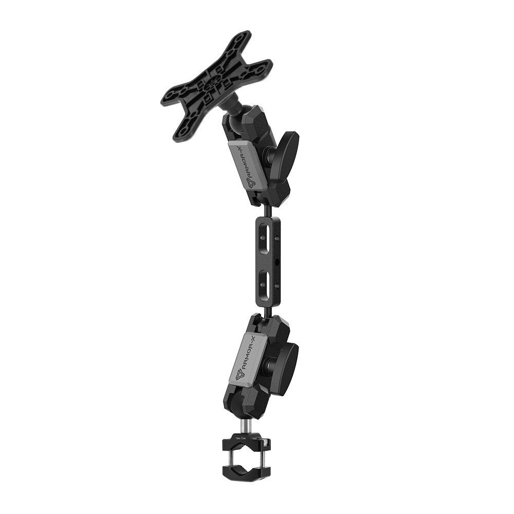 VSA-P67 | Bar Clamp VESA Mount ( 75x75mm | 50x50mm ) | ⌀10-32mm | Design for Tablet