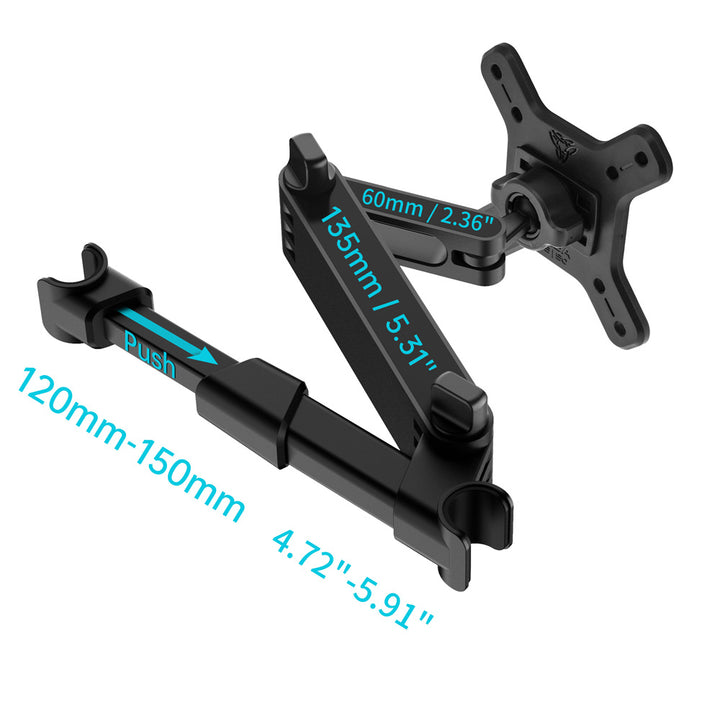 VSA-X106 | Back Seat Mount VESA Mount ( 75x75mm | 50x50mm ) | Design for Tablet