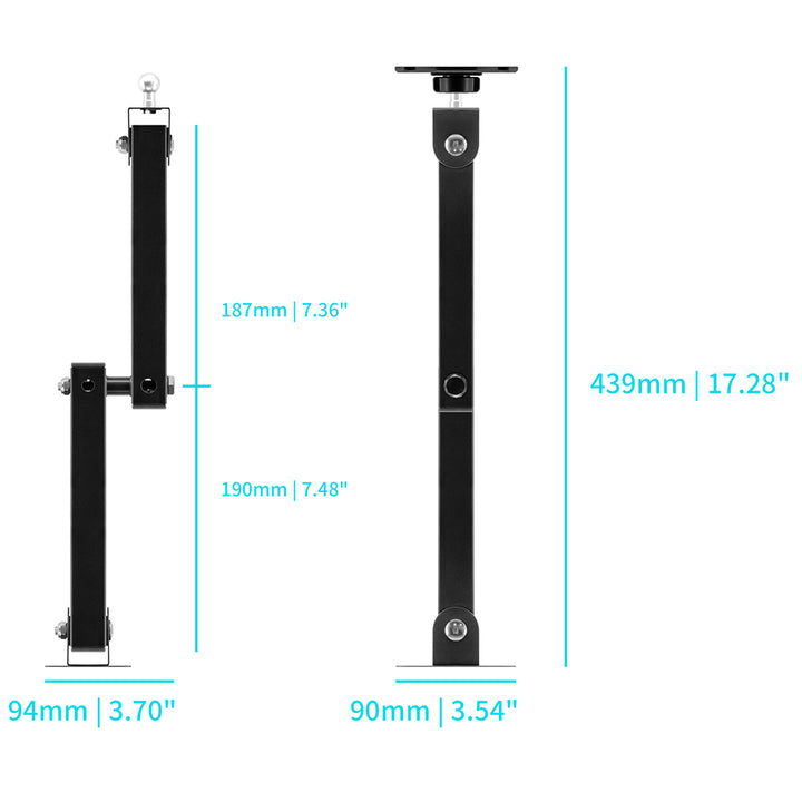 VSA-X167 | Drill-Down Wall VESA Mount ( 75x75mm | 50x50mm ) | Design for Tablet