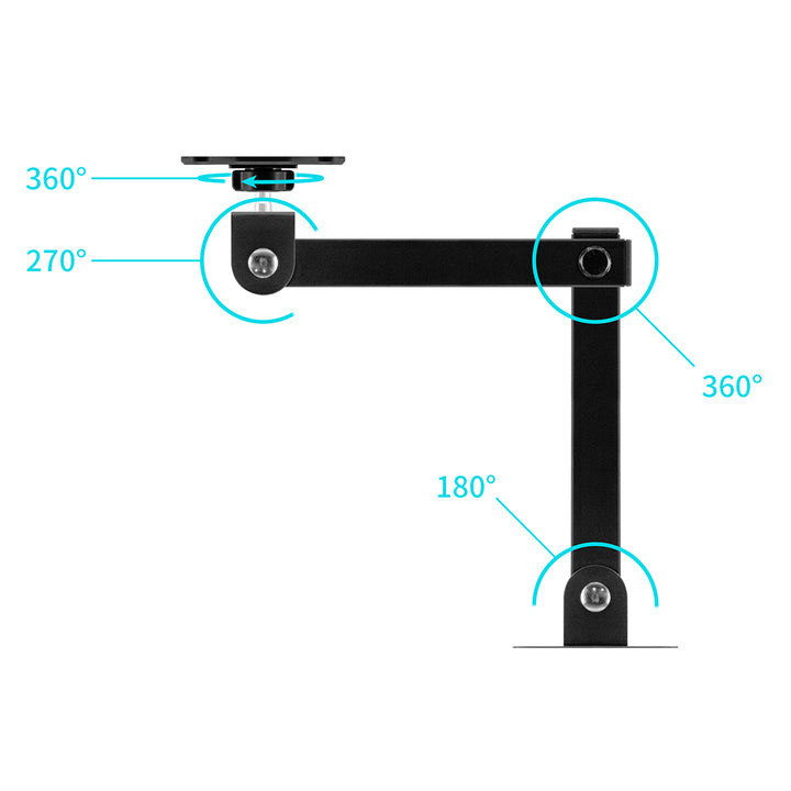 VSA-X167 | Drill-Down Wall VESA Mount ( 75x75mm | 50x50mm ) | Design for Tablet