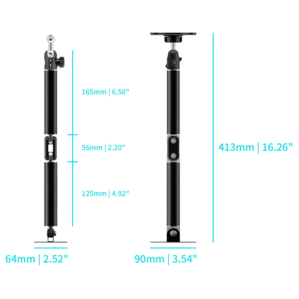 VSA-X169 | Drill-Down Wall VESA Mount ( 75x75mm | 50x50mm ) | Design for Tablet