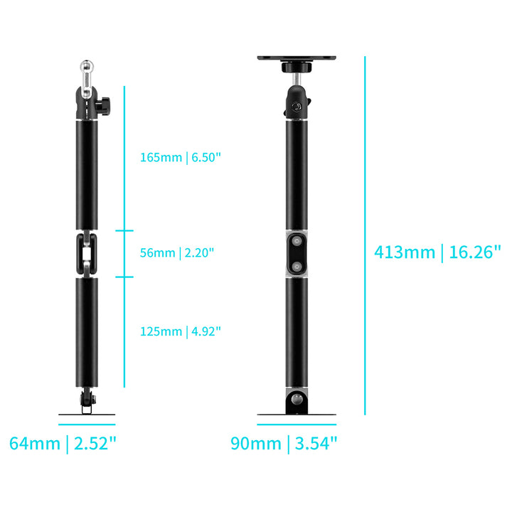 VSA-X169 | Drill-Down Wall VESA Mount ( 75x75mm | 50x50mm ) | Design for Tablet