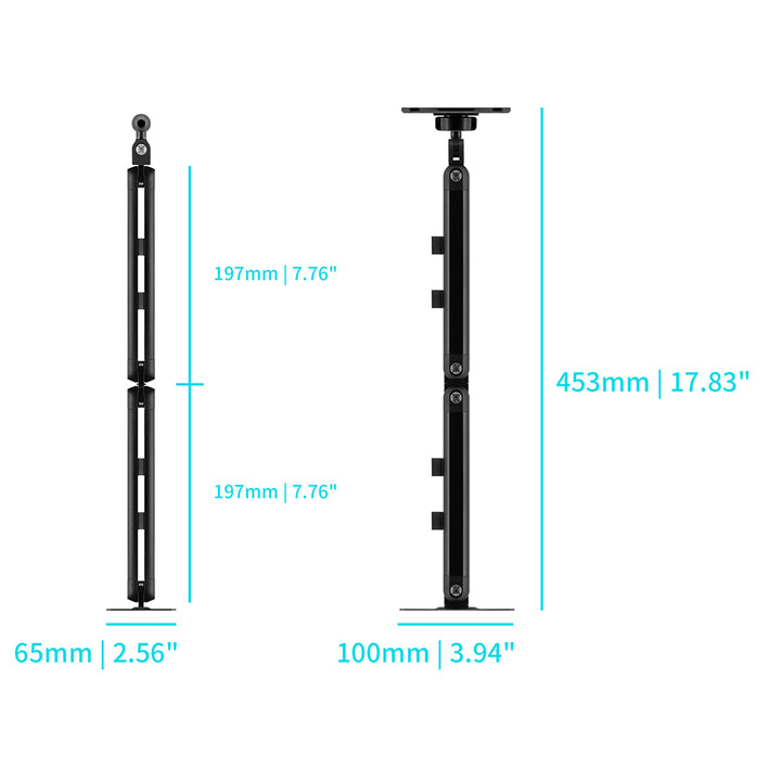 VSA-X170 | Drill-Down Wall VESA Mount ( 75x75mm | 50x50mm ) With Cable Management Design | Design for Tablet