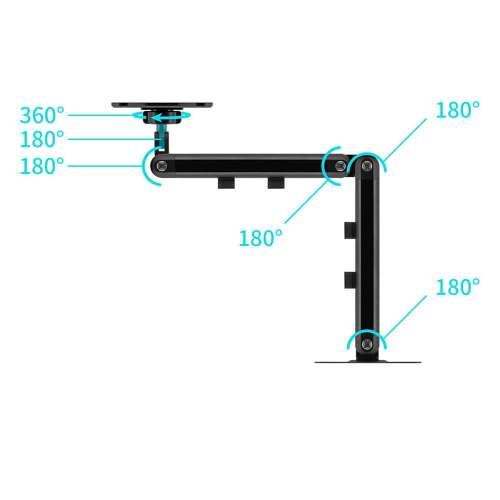 VSA-X170 | Drill-Down Wall VESA Mount ( 75x75mm | 50x50mm ) With Cable Management Design | Design for Tablet