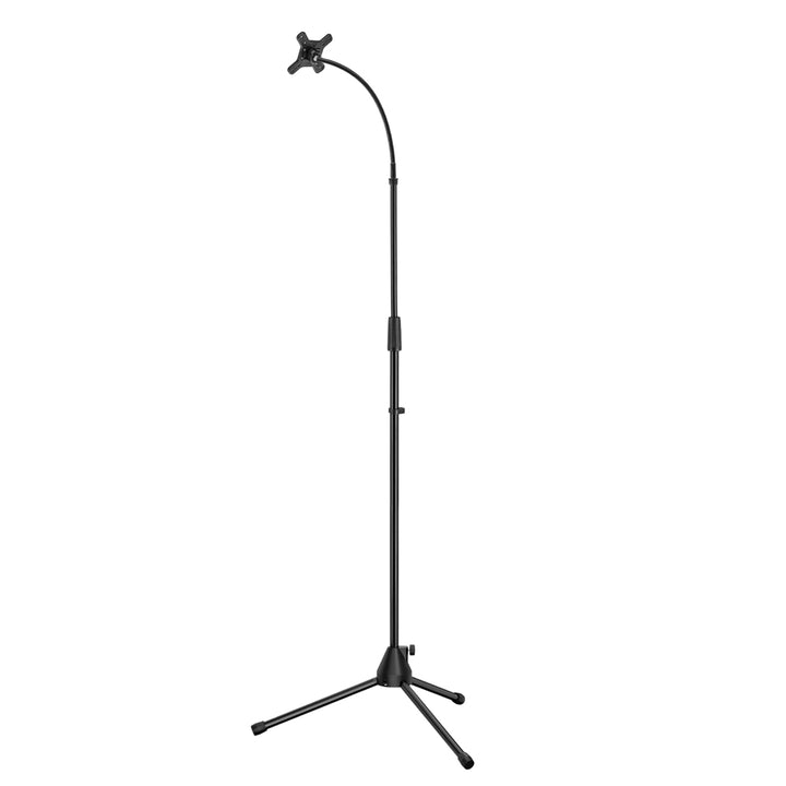 VSA-X185 | Tripod Floor Stand VESA Mount ( 75x75mm | 50x50mm ) With Boom Microphone Arm | Design for Tablet