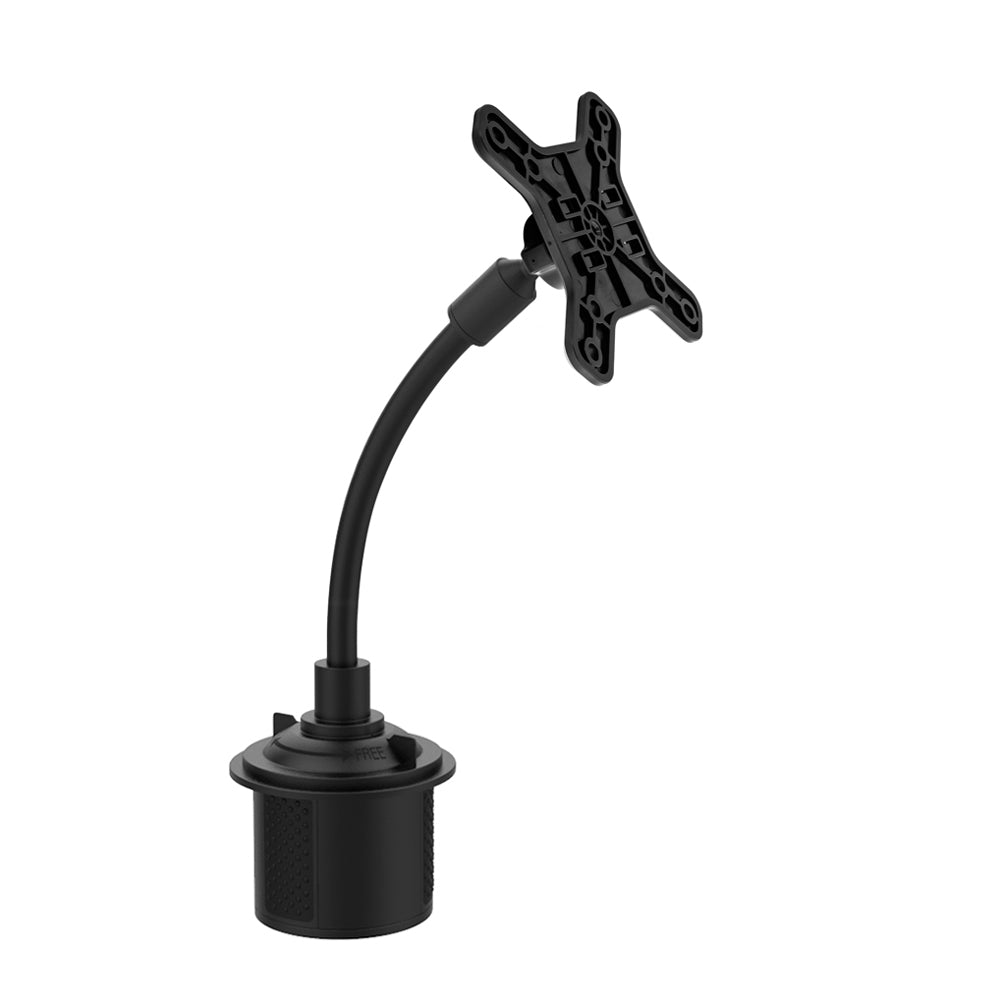 ARMOR-X Flexible Cup Holder VESA Mount for Tablet. Perfect fit in your car, truck, or any other vehicles.

