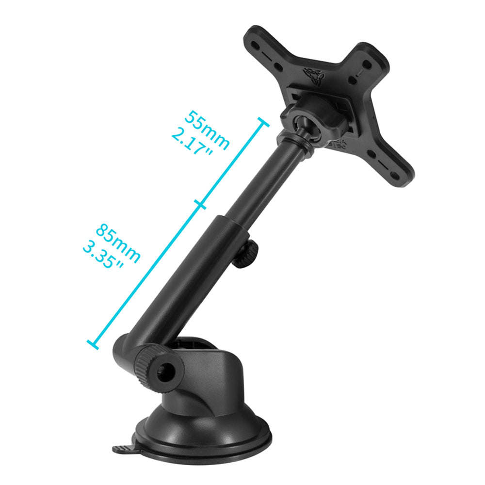 VSA-X95 | Extendable Suction Cup Mount VESA Mount ( 75x75mm | 50x50mm ) | Design for Tablet