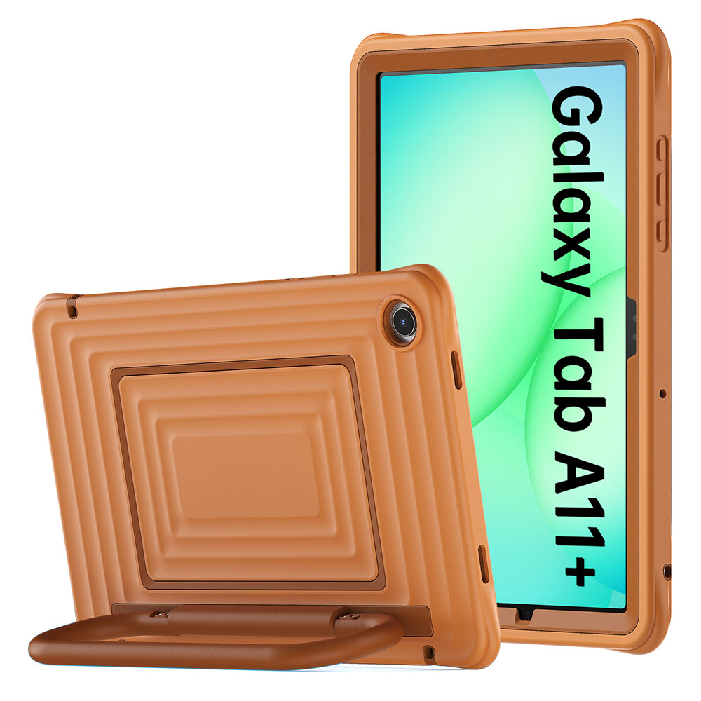 WSC-SS-X230 | Samsung Galaxy Tab A11+ A11 Plus ( 11" ) SM-X230 X235 X236 X238 / A9+ A9 Plus ( 11" ) | Rugged Case with Kick-Stand & Folding Grip