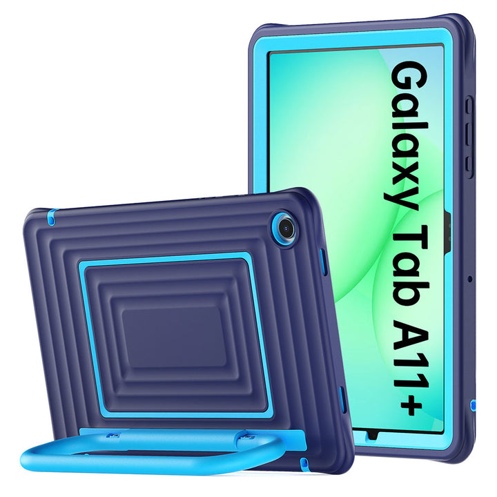 WSC-SS-X230 | Samsung Galaxy Tab A11+ A11 Plus ( 11" ) SM-X230 X235 X236 X238 / A9+ A9 Plus ( 11" ) | Rugged Case with Kick-Stand & Folding Grip