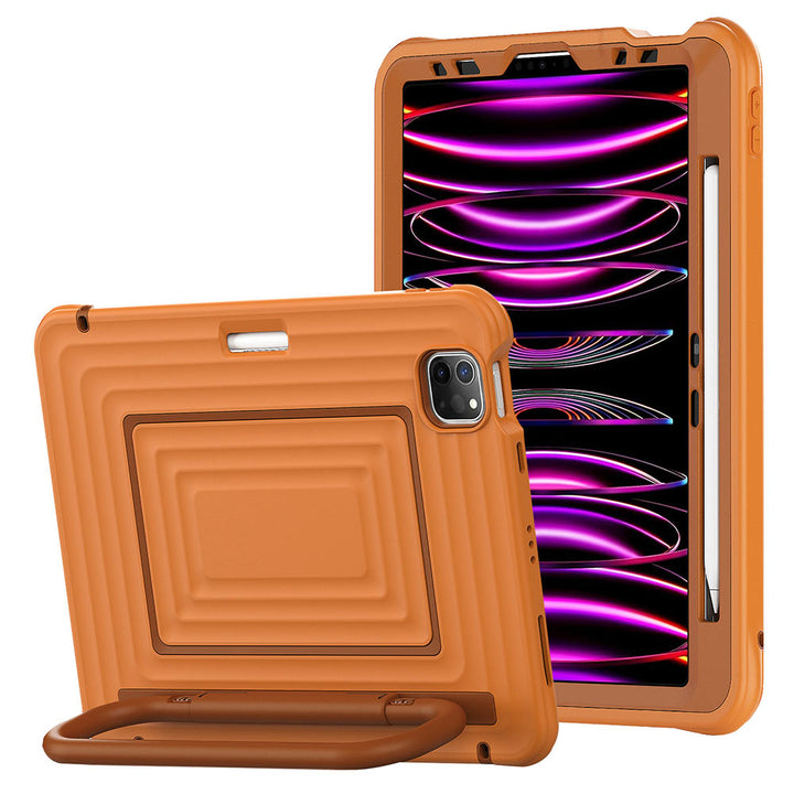 WSC-iPad-A5 | iPad Pro 11 ( 1st / 2nd / 3rd / 4th Gen. ) 2018 / 2020 / 2021 / 2022 | Rugged Case with Kick-Stand &amp; Folding Grip