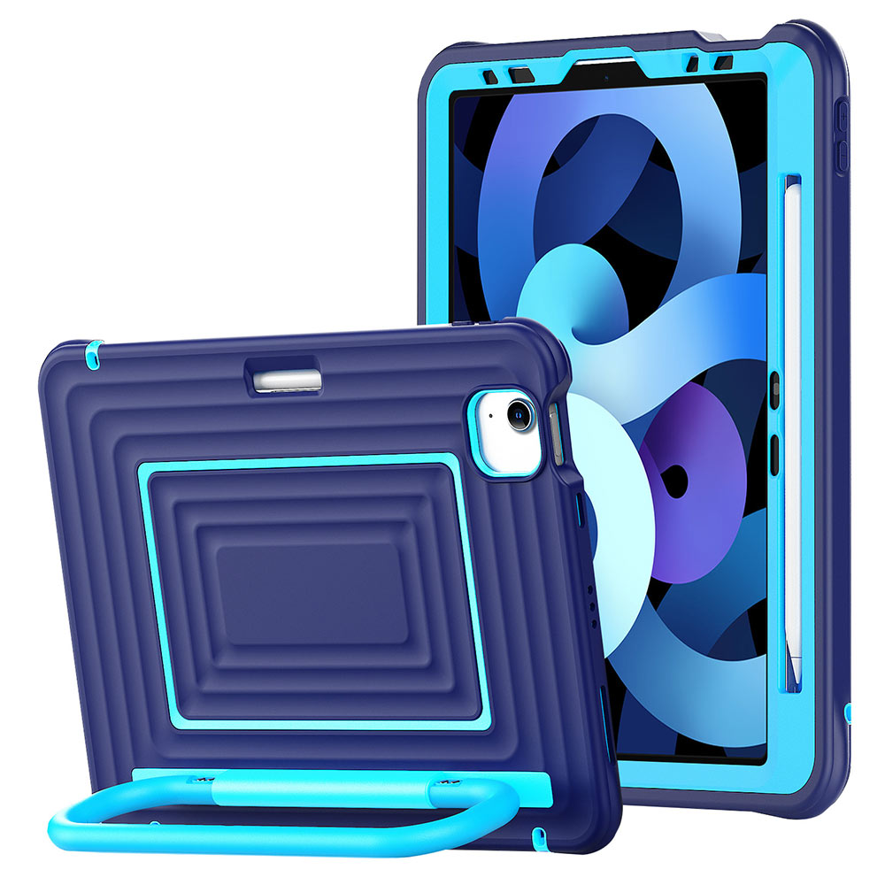WSC-iPad-A5 | iPad Air 4 2020 / iPad Air 5 2022 | Rugged Case with Kick-Stand &amp; Folding Grip