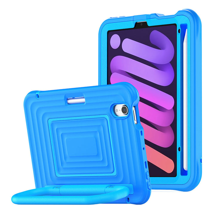 WSC-iPad-M6 | iPad mini 6 | Rugged Case with Kick-Stand & Folding Grip