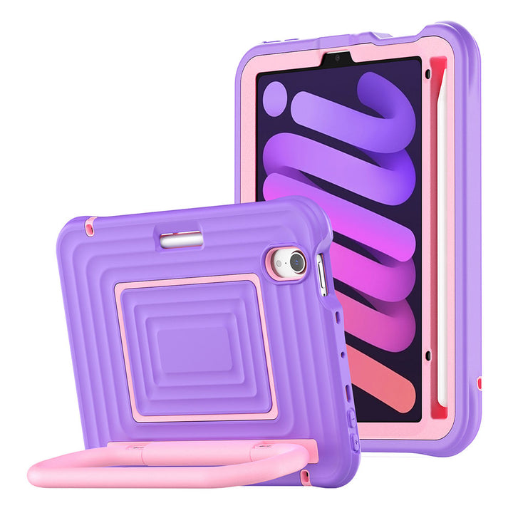 WSC-iPad-M6 | iPad mini 6 | Rugged Case with Kick-Stand & Folding Grip