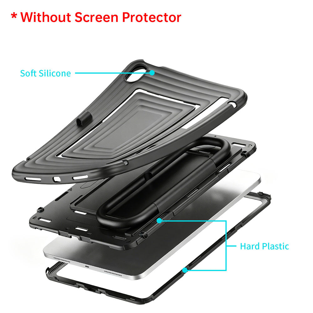 WSC-iPad-N5 | iPad 11-Inch (11th Gen / A16) | Rugged Case with Kick-Stand &amp; Folding Grip