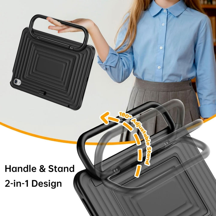 WSC-iPad-N5 | iPad 11-Inch (11th Gen / A16) | Rugged Case with Kick-Stand &amp; Folding Grip