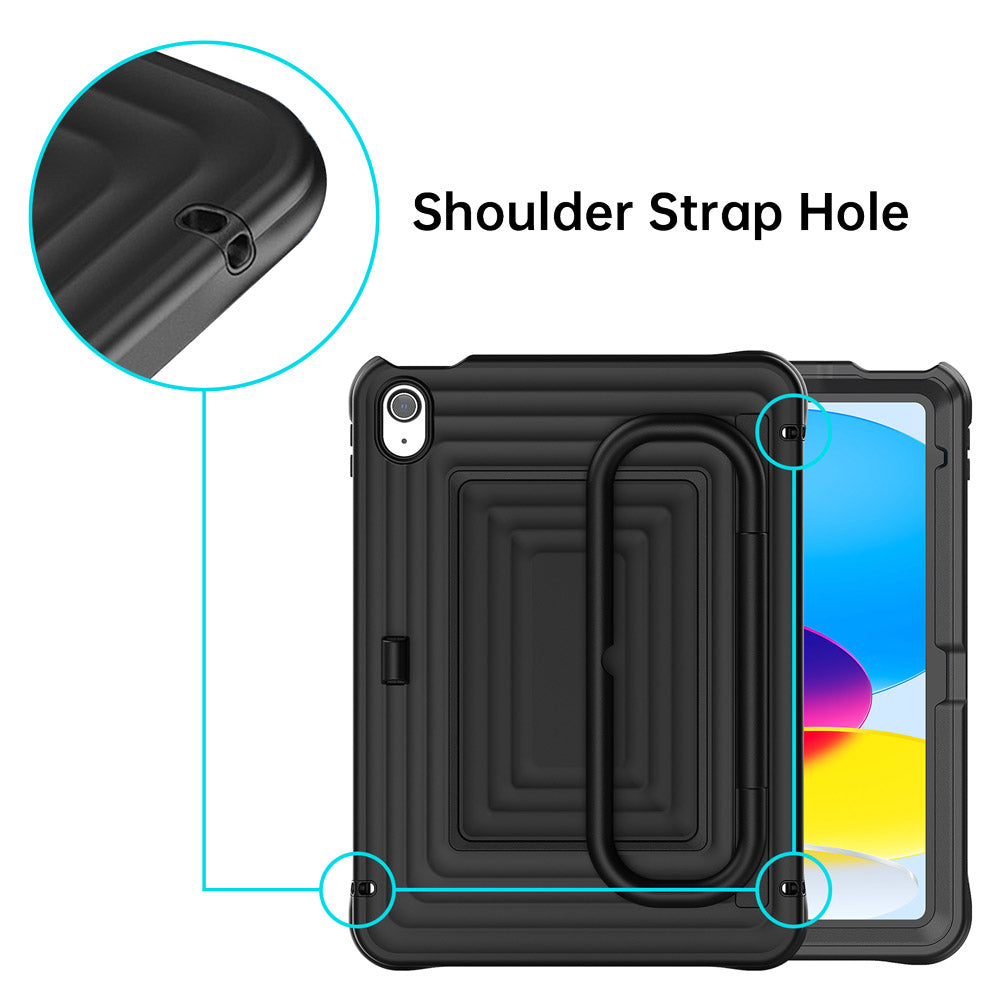 WSC-iPad-N5 | iPad 11-Inch (11th Gen / A16) | Rugged Case with Kick-Stand &amp; Folding Grip
