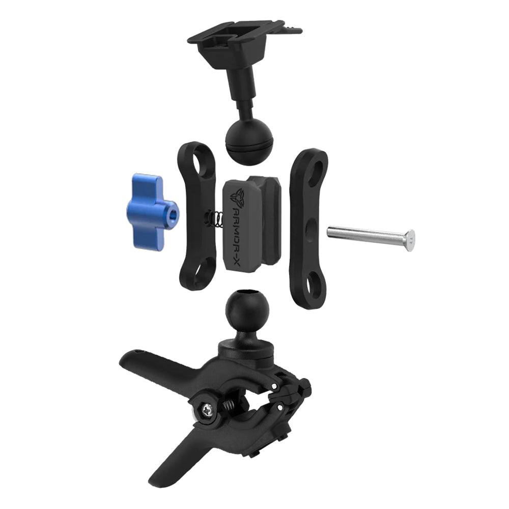 ARMOR-X Tough Spring Clamp Mount for tablet.