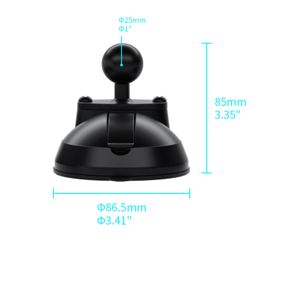 ARMOR-X ONE-LOCK Glass Suction Cup Mount TYPE-K for tablet