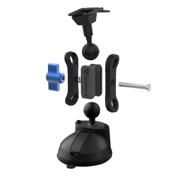 ARMOR-X ONE-LOCK Glass Suction Cup Mount TYPE-K for tablet