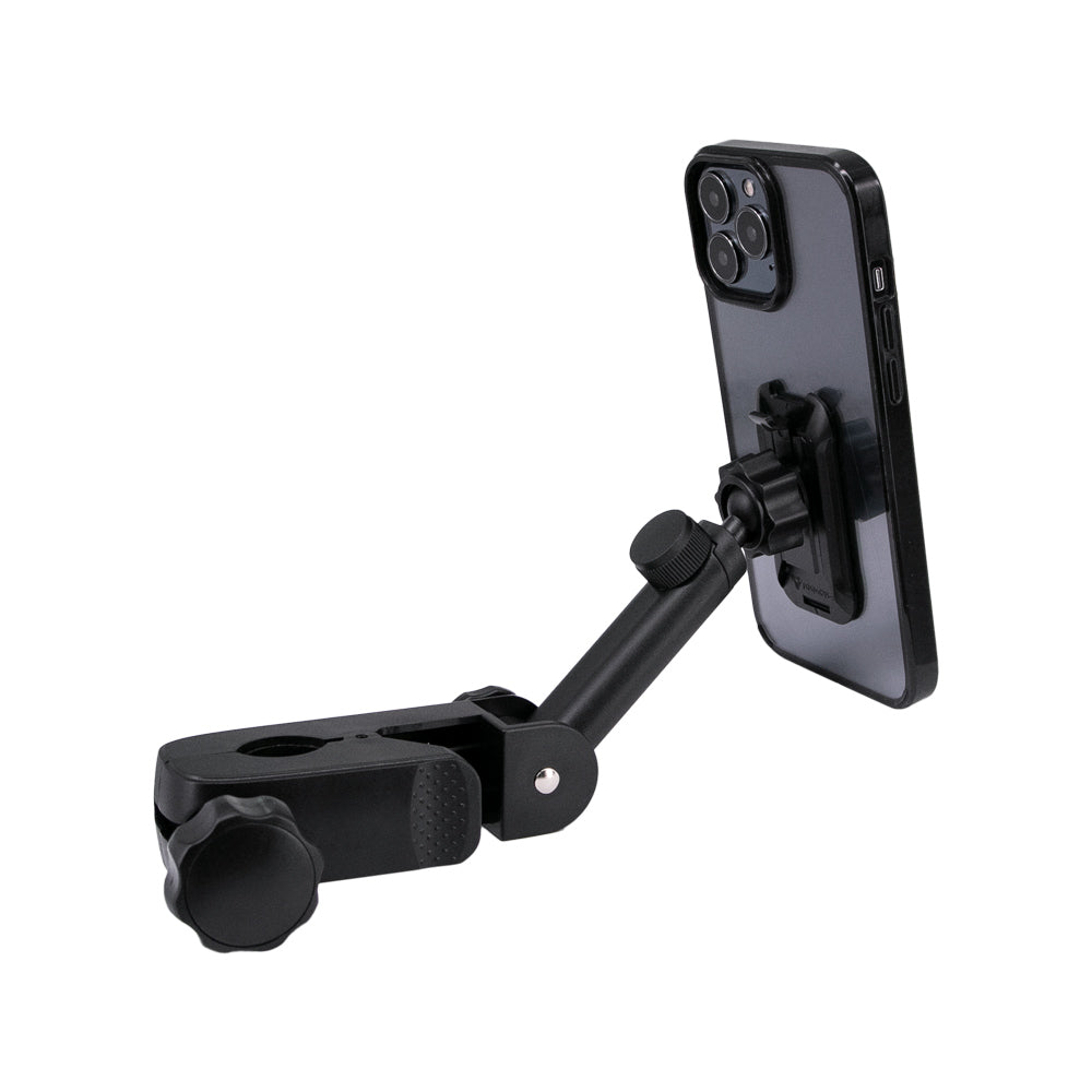 ARMOR-X Microphone Stand Clamp Mount for phone.