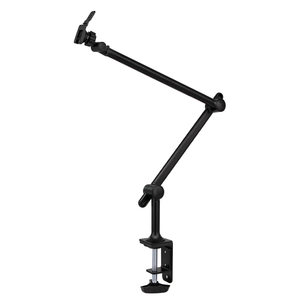 ARMOR-X aluminum adjustable arm clamp mount for tablet.