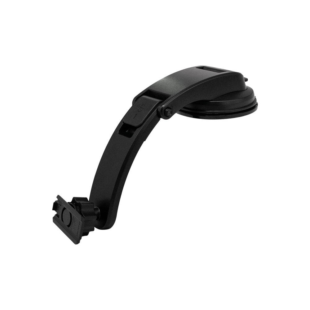 ARMOR-X Folding Arm Suction Cup Mount for phone, great to use on most smooth surfaces, such as dashboards, windshields, countertops, desks and so on.