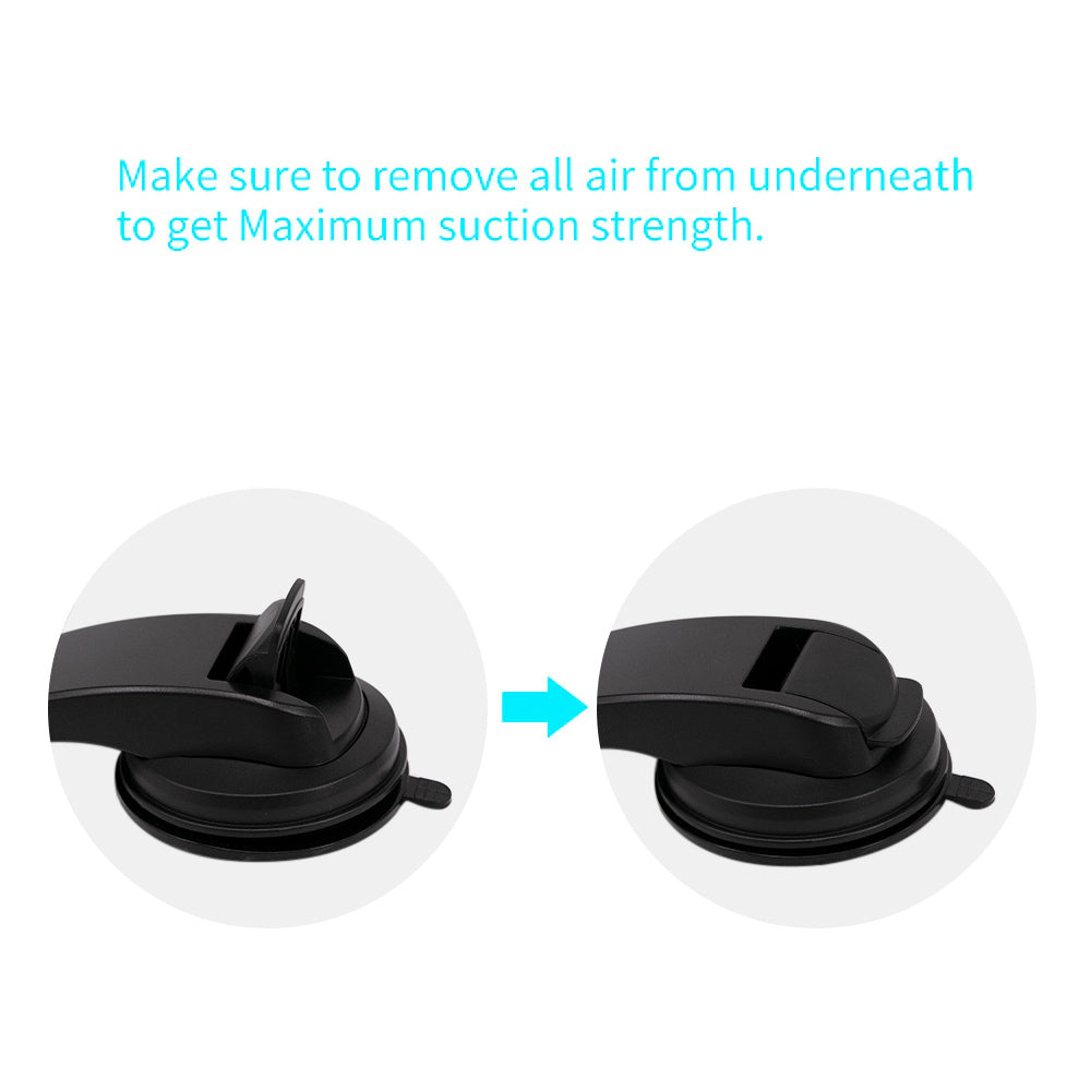 X144T | Folding Arm Suction Cup Mount | TYPE-T for Tablet