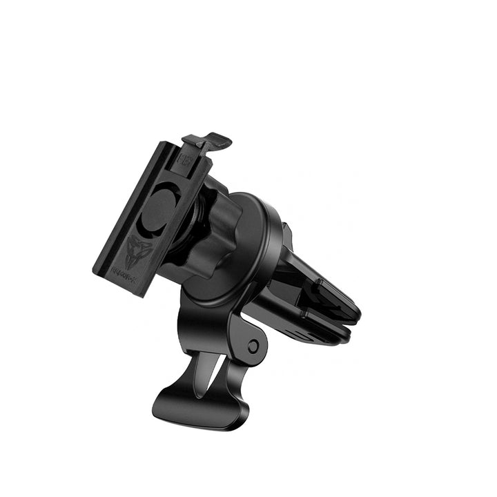 ARMOR-X car air vent clip mount design for phone.