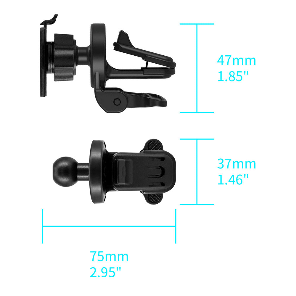 X147K | Car Air Vent Clip Mount | TYPE-K For ActiveKEY