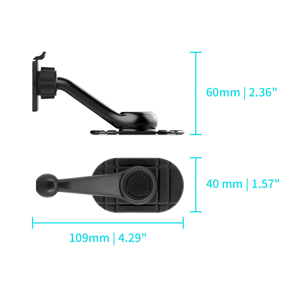 X157K | Adhesive Rotating Dashboard Mount | TYPE-K For ActiveKEY