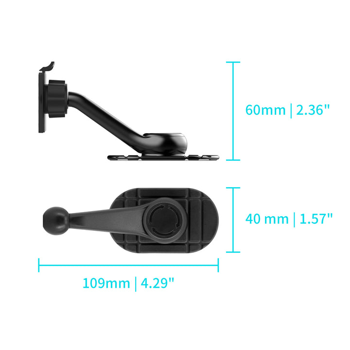 X157K | Adhesive Rotating Dashboard Mount | TYPE-K For ActiveKEY