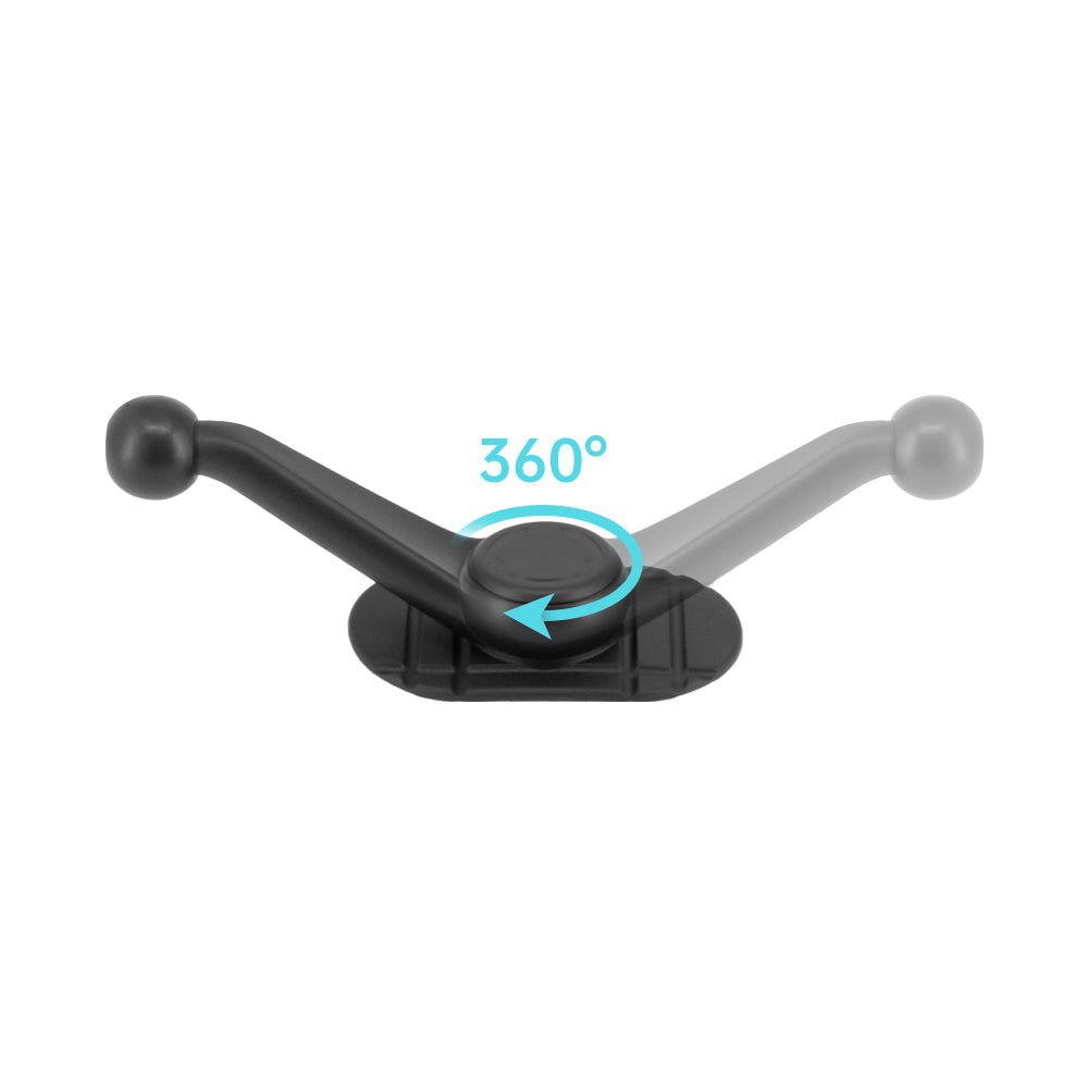 X157K | Adhesive Rotating Dashboard Mount | TYPE-K For ActiveKEY