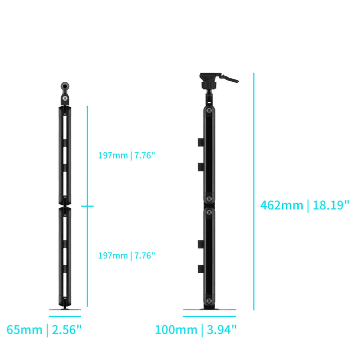 X170T | Drill-Down Wall Mount With Cable Management Design |  TYPE-T for Tablet